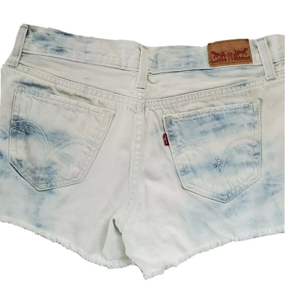Levi's Pants - LEVIS DENIM CUFF OFF  ACID WASH SHORTS SIZE 3